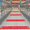 VINILO PARA SUELO DISTANCIAMIENTO SOCIAL X6 unidades